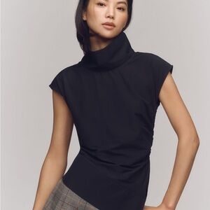 Maeve Asymetric Black Top